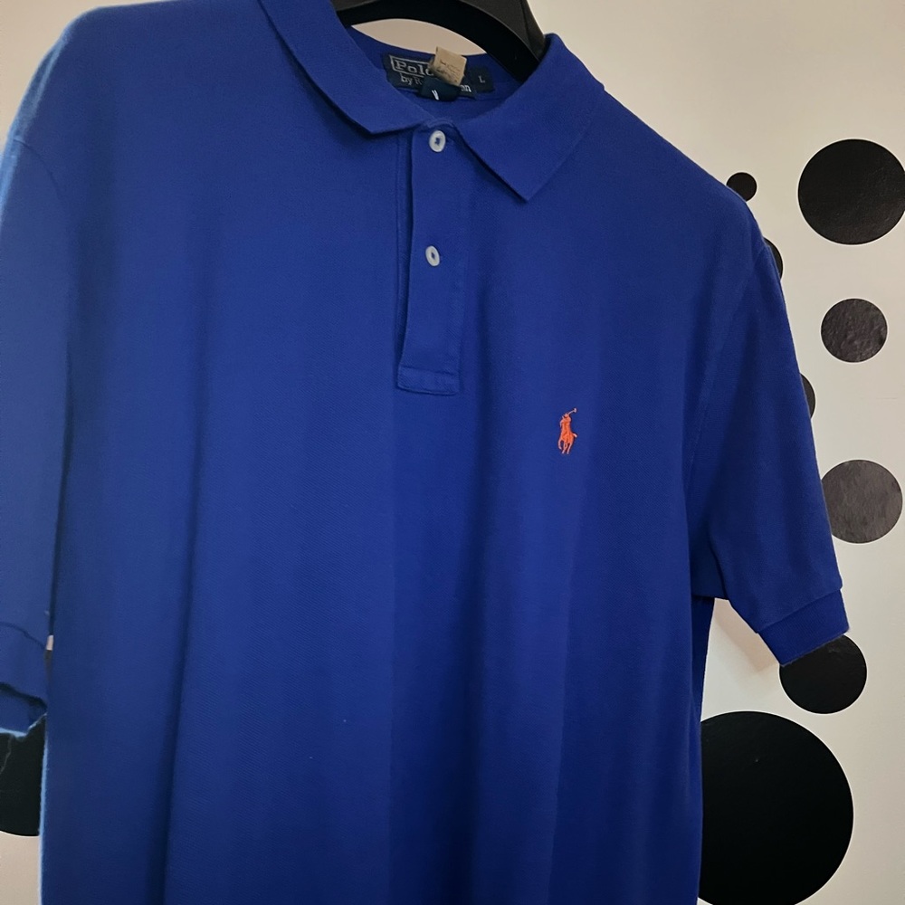 Ralph Lauren Polo Shirt Blue in great condition.